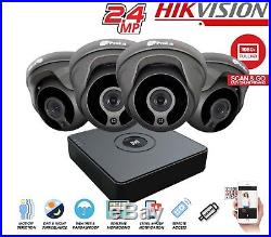 Hikvision CCTV KIT 4CH 8CH HD 1080P 2.4MP Night Vision DVR Home Security System