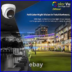 Hikvision CCTV Security Camera 5MP ColorVu Audio Mic System DVR 4CH 8CH Full Kit