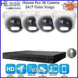 Hikvision CCTV Security Camera System ColorVu Night Vision Audio 5MP Outdoor KIT