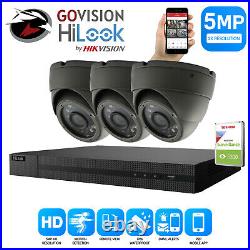 Hikvision Cctv Hd 1080p 5mp Night Vision Outdoor Dvr Home Security System Hd Kit