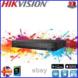 Hikvision Cctv Kit 5mp Camera Dvr Ds-2ce72hft-e Ip67 Colorvu Night Vision Uk
