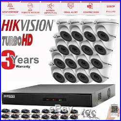 Hikvision Cctv System 4ch 8ch 16ch Dvr Dome 20m Night Vision Camera Full Kit