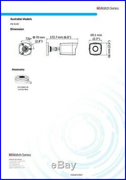 Hikvision Cctv System Ip Poe 8ch 4mp Nvr Bullet Camera 4mp 30m Night Vision Kit
