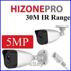 Hikvision Cctv System Ip Poe 8ch 8mp Nvr Bullet Camera 5mp 30m Night Vision Kit