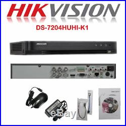 Hikvision Cctv Ultra Hd 4k 5mp Night Vision Outdoor Dvr Home Security System Kit