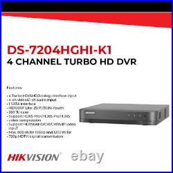 Hikvision DVR CCTV System Camera 1080P Full HD Night Vision Outdoor Security KIT