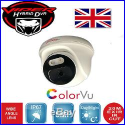 Hikvision Dvr 4k Viper Pro 5mp Colorvu Cameras Night Vision Cctv System Kit Uk