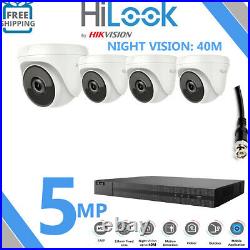 Hikvision Hilook 5mp Cctv 40m Night Vision Outdoor Dvr Home Security System Kit