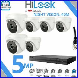 Hikvision Hilook 5mp Cctv System 40m Night Vision Outdoor Dvr Home Security Kit