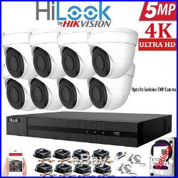 Hikvision Hilook 5mp Cctv System Hdmi Dvr Night Vision Outdoor Camera Full Kit