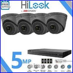 Hikvision Hilook 8mp Cctv System Ip Poe 4ch 8ch Nvr Night Vision 5mp Camera Kit