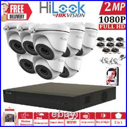 Hikvision Hilook CCTV 4CH 8CH Full HD DVR Cameras Outdoor Security System Kit