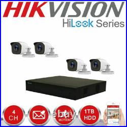Hikvision Hilook CCTV HD 1080P Night Vision Outdoor DVR Home Security System Kit