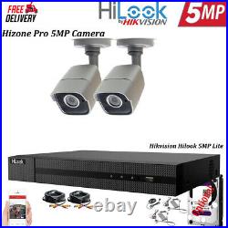 Hikvision Hilook Cctv Kit 5mp Night Vision Outdoor Dvr Home Security System Kit