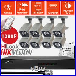 Hikvision Hilook Cctv System 4ch 8ch 1080p Dvr Night Vision Turret Hd Camera Kit