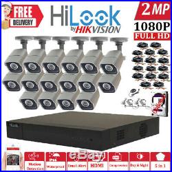 Hikvision Hilook Cctv System 4ch 8ch 16ch Dvr Bullet Nightvision Camera Full Kit