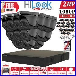 Hikvision Hilook Cctv System 4ch 8ch 16ch Dvr Night Vision Full Hd Camera Kit Uk