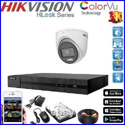 Hikvision Hilook Cctv System 4ch & 8ch Dvr Dome Night Vision Outdoor Camera Kit