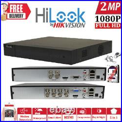 Hikvision Hilook Cctv System Dvr Bullet Night Vision Outdoor Camera Full Kit