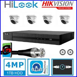 Hikvision Hilook Cctv System Hdmi Dvr Dome Night Vision Outdoor Camera 1tb Kit
