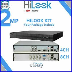 Hikvision Hilook Cctv System Hdmi Dvr Dome Night Vision Outdoor Cameras Full Kit