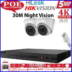 Hikvision Hilook Cctv System Ip Poe 4-ch 8ch 8mp Nvr Camera 5mp Night-vision Kit