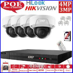 Hikvision Hilook Cctv System Ip Poe 4mp Nvr 3mp Camera 30m Night Vision Kit