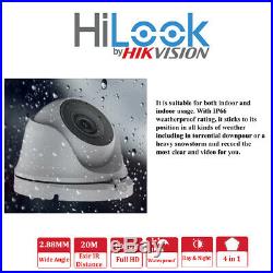 Hikvision Hilook Hd Cctv System 4ch 8ch Dvr Dome Night Vision Outdoor Camera Kit