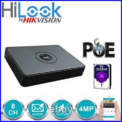 Hikvision Ip Poe Cctv System 8ch Nvr Bullet Camera Varifocal Motorised Kit 1tb
