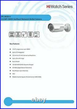 Hikvision Ip Poe Cctv System 8ch Nvr Bullet Camera Varifocal Motorised Kit 1tb