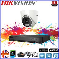 Hikvision Kit 5mp Camera Bundle Dvr Ip67 Colorvu Night Vision Ds-2ce72hft-e