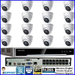 Hikvision OEM 16CH NVR 16 x 2MP Onvif Dome IP POE Camera CCTV Security System