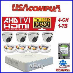 Hikvision kit 2MP 4CH TVI 2.8MM 1TB Hard disk Dome Camera 1080p