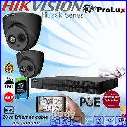 Hilook By Hikvision Ip System 8ch Nvr Dome Night Vision Prolux Camera Full Kit
