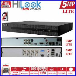Hilook Hikvision 5mp Cctv System Dvr 4ch 8ch 20m Night Vision Outdoor Camera Kit