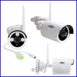 Hiseeu 960P Wireless CCTV 8CH NVR Kit Outdoor IR Night Vision IP WiFi Camera Sec
