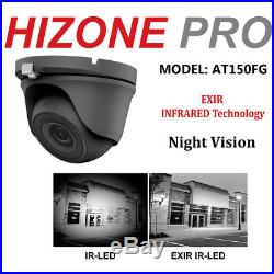 Hizone Pro CCTV HD 1080P 5MP Night Vision Outdoor DVR Home Security System Kit