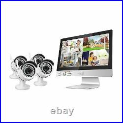 HomeGuard All-in-One Wireless HD CCTV Kit 4 Channel + 4 Cameras + 1TB