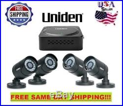 Home Security Camera System 4 Channel Outdoor DVR Kit Night Vision 500GB SMART