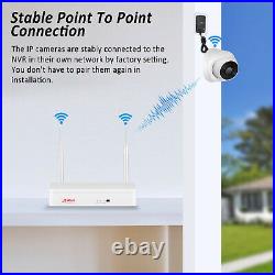 Home Security System Wireless 8CH IP Audio Camera CCTV 1080P 1TB HDD Indoor Kit
