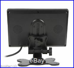 Horse Trailer Rear View Kit 7 Split QUAD Monitor 4 CCD Backup Camera Waterproof