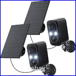 IP66 Security Camera Outdoor Wireless, WiFi Battery Camera with Solar panel UK