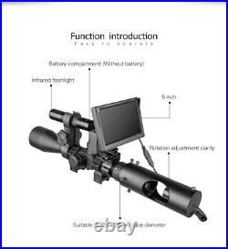 Infrared Night Vision Device Hunting Sight Scope IR Camera Flashlight Set 850nm