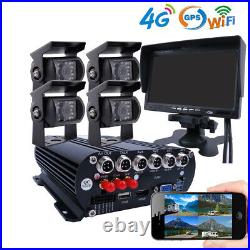 JOINLGO WIFI GPS 4G 1080P AHD HDD Car DVR Kit with SONY IR Cameras Remote View