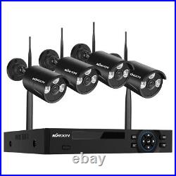 KKmoon 4CH 1080P WiFi NVR 4X 1080P FHD 2MP CCTV IP Camera Kit Night Vision C7S4