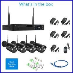 KKmoon 4CH 1080P WiFi NVR 4pcs 1080P Surveillance CCTV IP Camera Kit System Y2Q8
