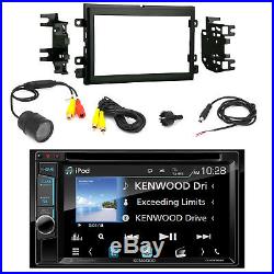 Kenwood CD Receiver with Metra 2-DIN Kit and PYLE Camera with 0.5 Lux Night Vision