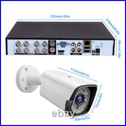 Kepeak 5mp Cctv Camera System 4ch H. 265+ Dvr Night Vision Outdoor Security Kit