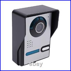 LCD Video Doorbell 7 Inch Video Doorbell Intercom Kit 2-Monitor Night Vision 15V