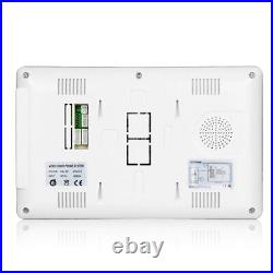 LCD Video Doorbell 7 Inch Video Doorbell Intercom Kit 2-Monitor Night Vision 15V